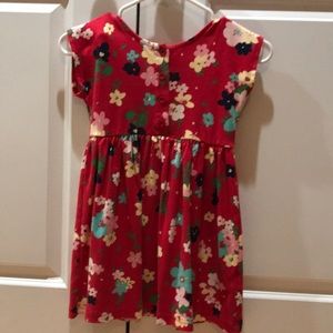 Flowered red Hannah Andersson summer girls dress